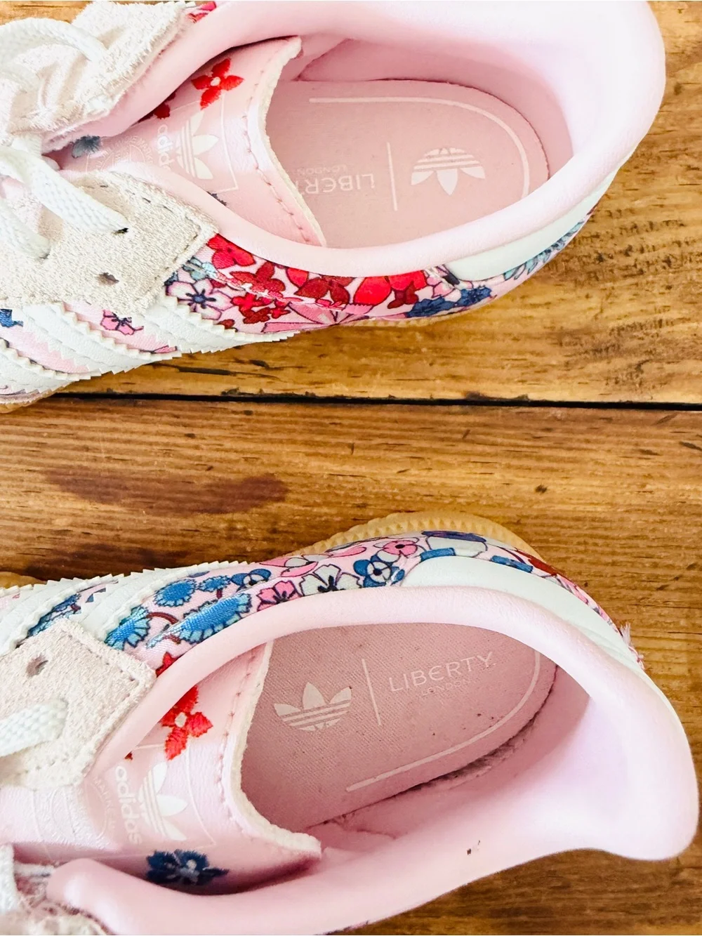NWT adidas Liberty London Samba OG Pink Floral 10K